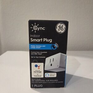 GE CYNC Indoor Smart Plug Bluetooth Wi-Fi Works with Alexa & Google (BRAND NEW)